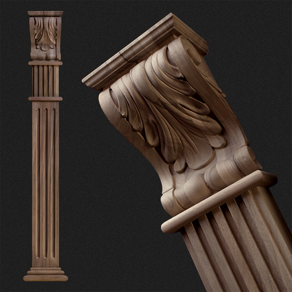 wooden-column-with-carved-corbel-krb50-kwasny-carvings