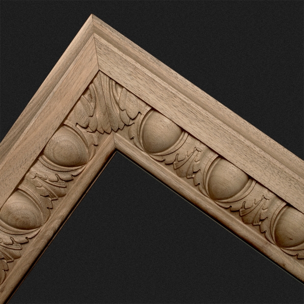 Petit Trianon palace door moulding, egg and dart molding, Palace of Versailles