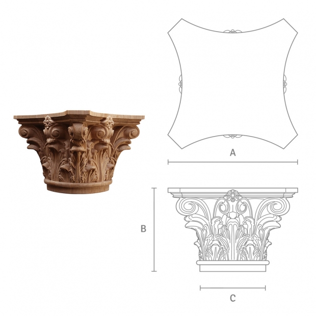 Roman Corinthian Carved Capital made to order