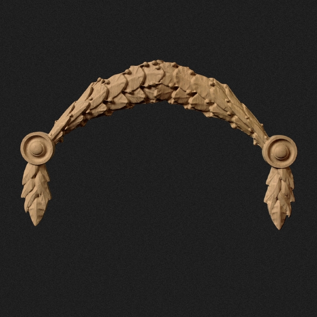 Laurel Wreath with Bow ONL29